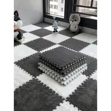 Ins estilo quarto costura tapete quarto menina inteira tapete de pelúcia grande área casa inteira cobertor cabeceira alf