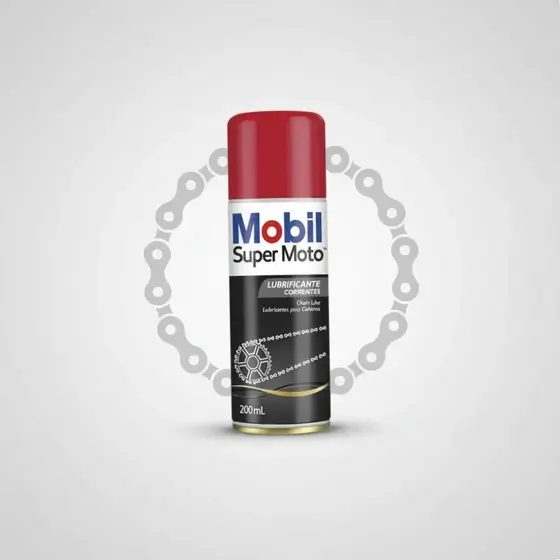 Lubrificante Para Correntes Chain Lub Super Moto 200mL - Mobil