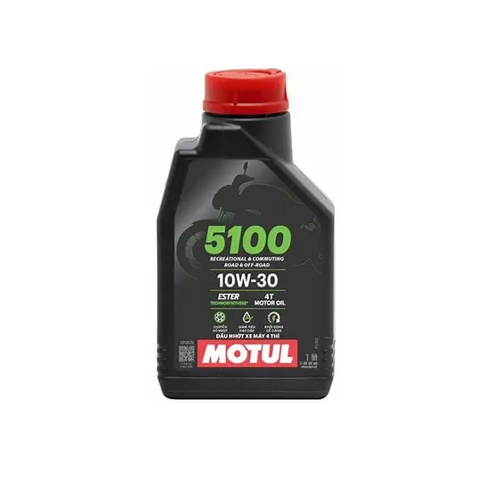 Óleo Motul 5100 10W30 Semi-Sintético – Tecnologia Ester, Proteção e Performance 1litro