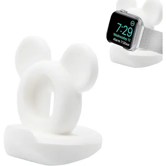 Suporte de Carregamento para Apple Watch, Suporte de Carregamento de Silicone Compatível com Apple Watch Series Ultra2/U