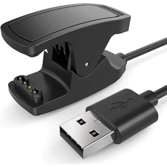 Carregador TUSITA Compatível com Garmin Descent Mk1 Mk2 Mk2i Mk2S Mk3i X50i G1 G2 Solar, 1M - Acessórios para Smartwatch
