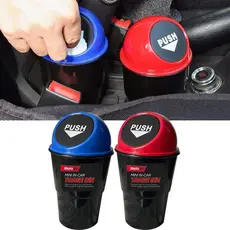Lixeiras de 17cm para Carro, Mini Lixeiras de Plástico, Recipientes de Lixo para Mesa de Escritório, Carro, Van ou Camin