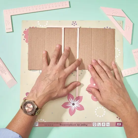 Kit Réguas e  Ferramentas Para Encadernacao E Scrapbook Rigidas Em 3D