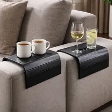 kit 2 Suporte para Braço de Sofa Porta Copo Costurada LISA Corino Promoção