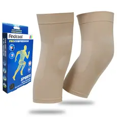 Findcool joelheiras esportivas genuínas, antiderrapantes, quentes, velhas, frias, articulações das pernas, homens, mulhe