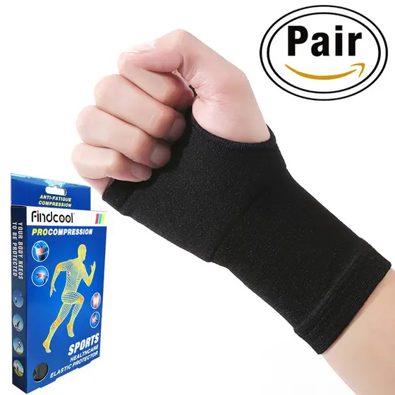 Findcool esportes proteção de pulso palma proteção tendão bainha pulso Mouse mão mãe mão exercício entorse