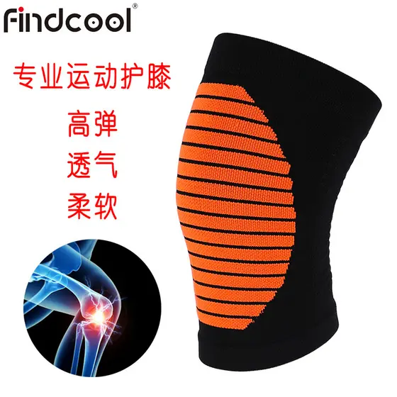 Findcool joelheiras esportivas para homens e mulheres, treinamento de corrida profissional, Fitness, basquete, Badminton