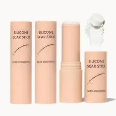 Bastão de Silicone para Remoção de Cicatrizes, 60% de Conteúdo de Silicone, Adequado para Rosto e Corpo, Aplicador Manua