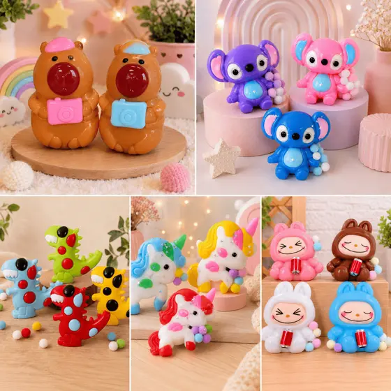 Squishy Divertidos Taba Alívio Estresse Apertar Anti estress Diversos Fofos Brinquedo Variados