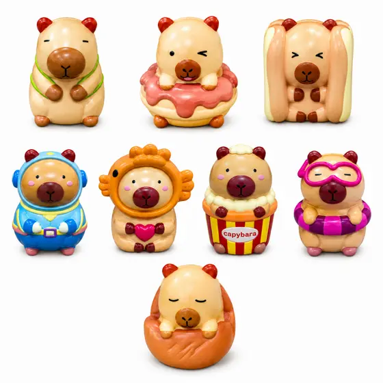 Capivara Squishy Fofa Anti Estresse TPR Brinquedo Diversos Apertar