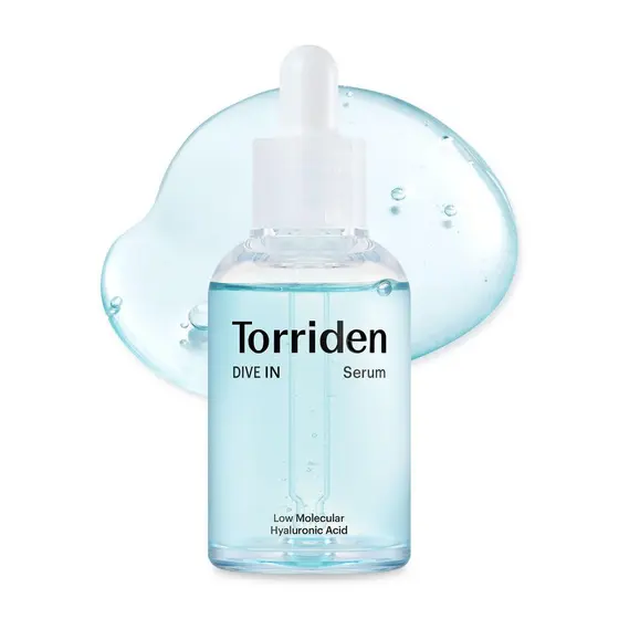 Sérum de Ácido Hialurônico Torriden DIVE IN para Hidratação Profunda |   Pele de Vidro Radiante e Volumosa da K-Beauty C