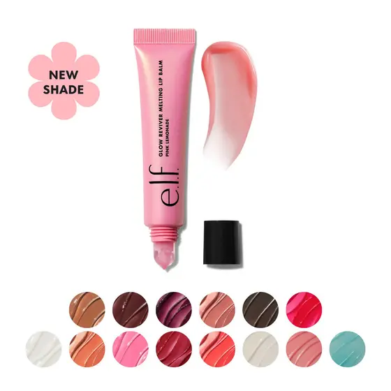 e.l.f. Bálsamo Labial Glow Reviver, Hidratante, com Brilho Intenso e Cor Modulável 15,4mL