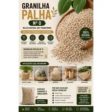 Granilha Palha Nº0 Cascalho Pedrinha Miúda Fina Pedrisco de Jardim Decoração Vaso Paisagismo 1-5Kg