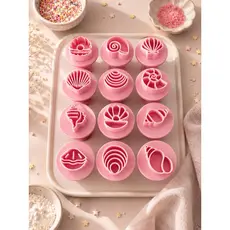 KIT COM 12 /Carimbos para Brigadeiro Conchas, Fundo do Mar