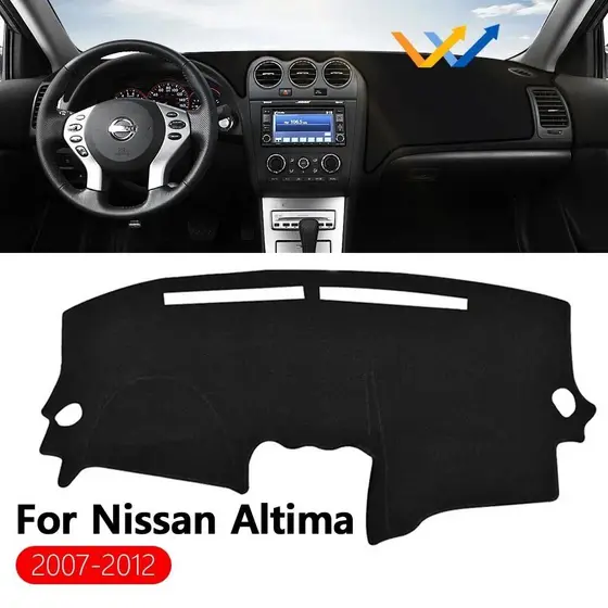 Para Nissan Altima 2007 2008 2009 2010 2011 2012 Dashmat Traço Esteira Painel Capa Almofada Sun Sombra Placa Tapete