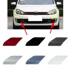 Auto Esquerda Direita Amortecedor Dianteiro Farol Arruela Capa Para VW Golf MK6 GTI 2009 2010 2011 2012