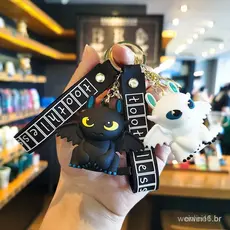 Como Treinar Seu Pingente De Chaveiro De Boneca Dragon Cartoon Para Mochila De Carro