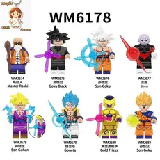 [KidsNewbeal Lego Anime Series Dragon Ball Sun Wukong Gokita Super Saiyajin Goku Crianças Brinquedo educativo YXE6