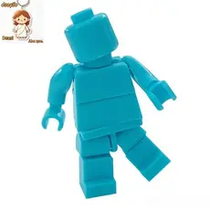 Blocos de Construção Mini Multicoloridos de Cor Sólida EQRU Brinquedos Infantis