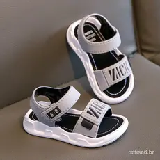 Sandálias Infantis Sapatos De Praia De Verão Com Sola Macia Antiderrapante Para Bebês E Meninos De Escola Casual &