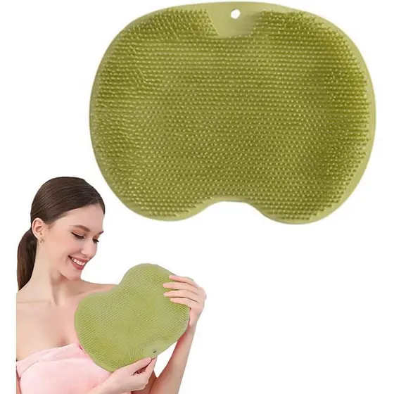 SakerShowerFoot&BackScrubberMassagePad - Almofada de Massagem e de Pés Antiderrapante com Ventosas de Sucção Mon
