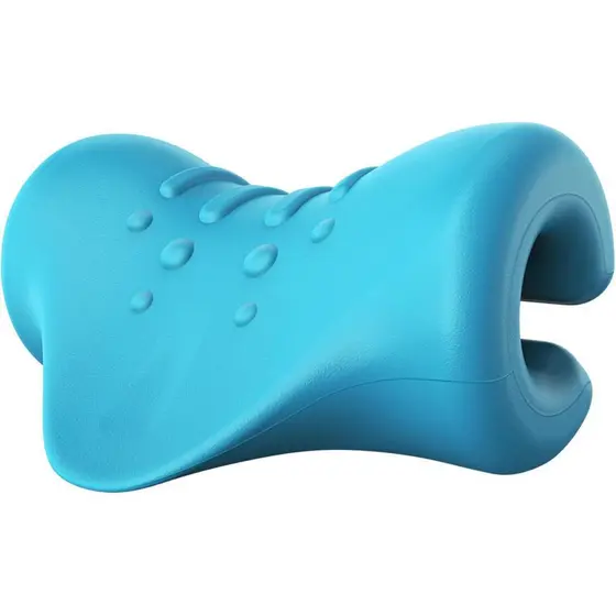 Esticador de Pescoço, Dispositivo de Tração Cervical para Pescoço e Ombros - Azul Claro