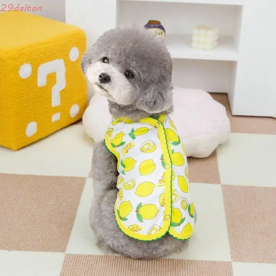 Colete Para Gatos DALTON , Roupas Fofas Cães Animais De Estimação , Respirável , Macia , Sem Mangas , Camiseta Cachorrin