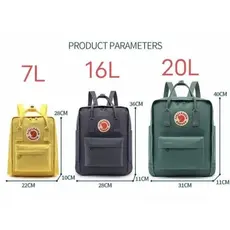 Mochila Feminina 20L 16L 7L Fox Kanken Mochila Bolsa Feminina Mochila Escolar