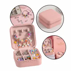 Kit De Pulseiras Femininas 66 Peças Com Miçangas E Pingentes