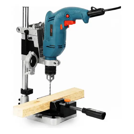 Suporte Para Furadeira 1/2 E 3/8 Manual C/ Morsa Ajustável