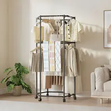 Cabideiro de Chão para Uso Doméstico, Cabideiro para Quarto ou Varanda, Móvel