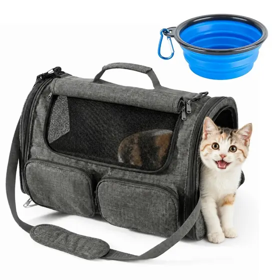 Bolsa Pet Cães E Gatos Avião Luxo Transporte Mala Viagem 5kg