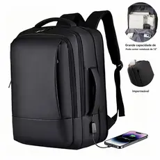 jiesipote mochila masculina reforçadaImpermeável Mochila de trabalho femininaGrande capacidade de