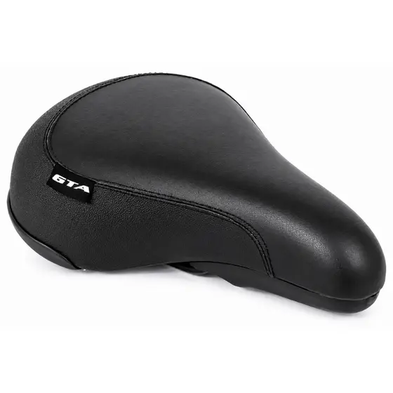 Selim Bike BMX Dirt Jump DH Grau Preto GTA 11655 230x155mm Sem Carrinho