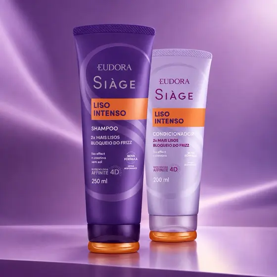 Combo Siàge Liso Intenso | Shampoo + Condicionador Anti Frizz