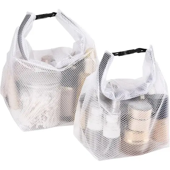 Sea Team - Conjunto de 2 Bolsas de Viagem Impermeáveis para Artigos de Higiene Pessoal, Organizador de Maquiagem e Bolsa
