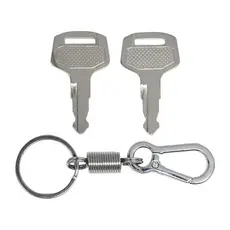Chave de Ignição, Pacote com 2 Unidades TC832-31810 1900-0914 Compatível com Trator Kubota BX1880 BX1880-1 BX2380 BX2380