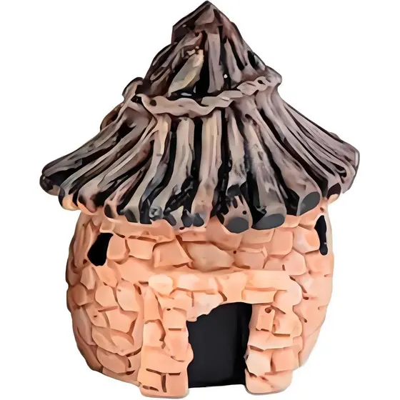 Acessórios para Mini Casa de Jardim Encantado, Miniatura de Cabana de Vila, Ornamentos Decorativos para Micro Paisagens