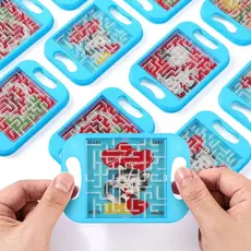 JellyArch 24 Peças Cubo Quebra-Cabeça Labirinto para o Dia dos Namorados, Jogo de Labirinto com Cartão, Cubo Educacional