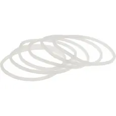 6 peças de vedação/anel de borracha branco para liquidificadores, compatível com liquidificadores ma-gic MB-1001B, MBR-1