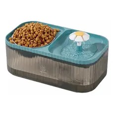 Bebedouro Fonte Agua Automatico Pet 3l Com Comedouro