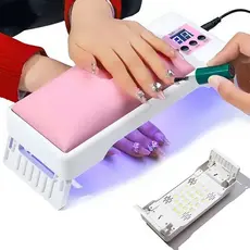 Cabine Led Uv 110v 220v Portátil Com Timer E Apoio Para Mao