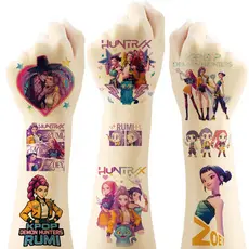 Filme Quente K-POP Adesivo De Tatuagem Temporária À Prova D'água Presente Para Crianças (Enviado Aleatoriamente)