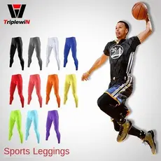 Venda quente Leggings esportivas masculinas finas compressão de secagem rápida Fitness PRO basquete futebol corrida trei