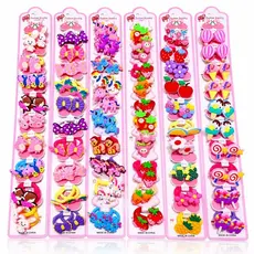 KIT 40 unidades de xuxinhas com Detalhes de Silicone Laço/Coroa/Unicornio/muitos Modelo Aleatorio