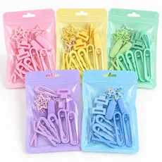 Kit18 Presilhas de Cabelo Fofas em Formato De Estrela para Acessórios De Cabelo infantil