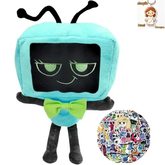 Brinquedo de Pelúcia Dandy World 11 Polegadas Vee Boneca de Pelúcia Almofada Adequada para Decoração de Quarto de Jogado