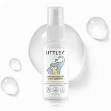 Littley Limpador de Mãos para Bebês e Crianças Pequenas | Spray de HOCl sem álcool para Delie | Fórmula Sem Fragrância |