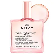 NUXE Huile Prodigieuse Floral - Óleo orgânico multiuso, adequado para corpo, rosto e cabelo. Radiante e luminosa, a pe
