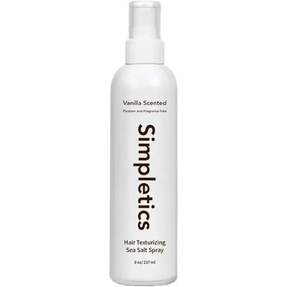Spray de Sal Marinho Simpletics, Spray de Sal Marinho de Baunilha Simpletics, Spray de Sal Marinho para Estilização, com